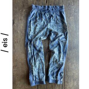 /eis /   I  Cotton Chambray Discharged Printed Jogger  I  Size S